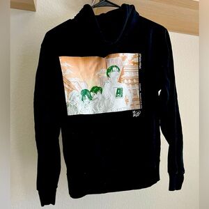 Black ATACK ON TITAN full zip Hoodie